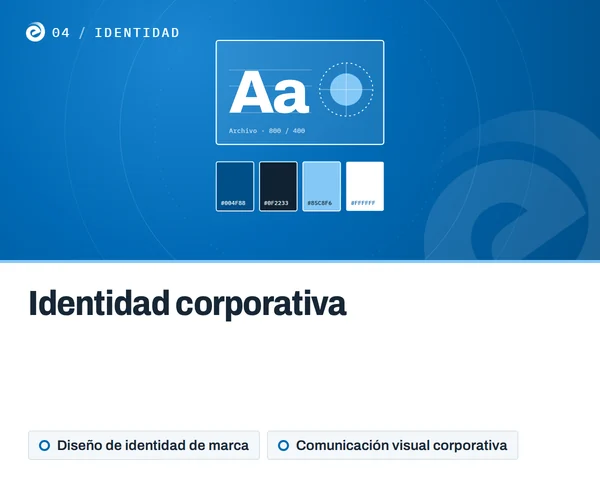 Identidad corporativa: Diseño de identidad de marca, Comunicación visual corporativa